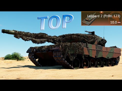 War Thunder LEOPARD 2A4 PzBtl 123 EXPERIENCE №2