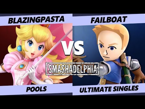Smashadelphia 2019 SSBU - BlazingPasta (Peach) Vs TFF | Failboat (Swordfighter) Smash Ultimate Pools