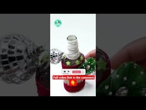 DIY Christmas tree from wool yarn thread shorts diychristmastree