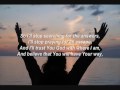 Have Your Way by Britt Nicole (with lyrics)