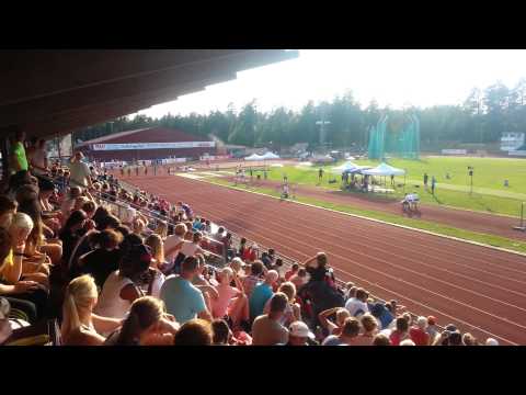 100m M22 Final 2014 Gävle