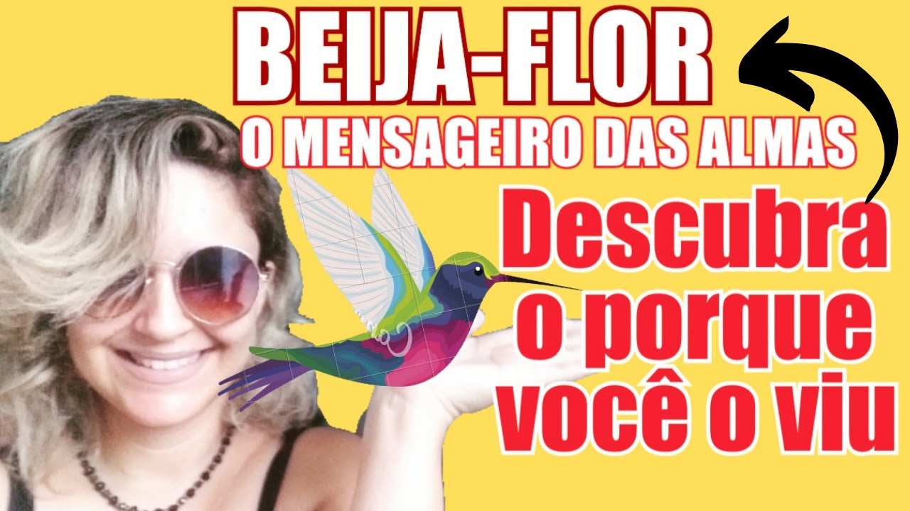 Beija flor O MENSAGEIRO DAS ALMAS. Saiba porque você o Viu!