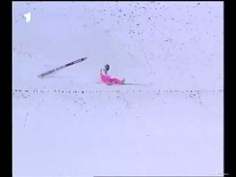 Janne Ahonen - 122 m - Crash - Willingen 31.01.1999