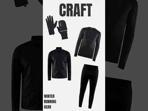 Winter Running Essentials Unboxed: Craft Sportswear #shorts #gear #craft