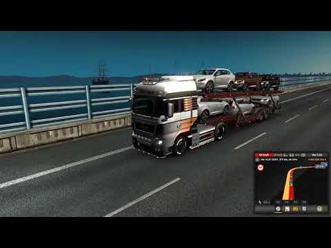 Euro Truck Simulator 2 MAN TGX 18.440 Amsterdam-Netherland to Calais-France.