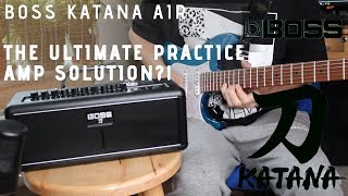 Video thumbnail for BOSS Katana Air - THE ULTIMATE PRACTICE AMP SOLUTION??? by Sam Bell Guitar