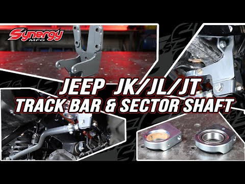 UPDATED Jeep JK/ JL & JT Track Bar and Sector Shaft Brace Product Feature Video