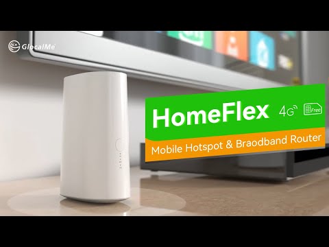 【GlocalMe】 HomeFlex Teaser - 4G Cloud SIM CPE Router