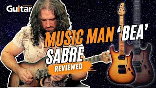 Video thumbnail for Ernie Ball Music Man Rabea Massaad Artist Series Sabre | Review | Guitar Interactive Magazine by Guitar Interactive Magazine