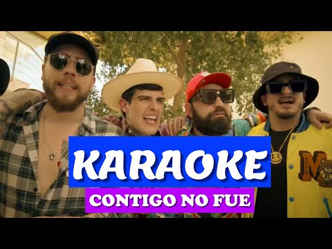 Adriel Favela, La Cotorrisa, Strecci - Contigo No Fue | KARAOKE