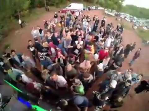 Azotek live @ free party farfa-d / skf / monolith 2016 - hardtek tribe dnb