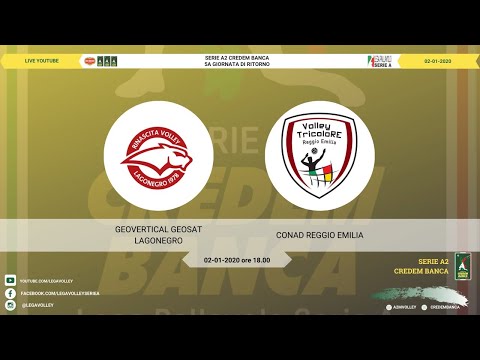 02-02-2020: (5a rit. A2 Credem Banca) - Geovertival Geosat Lagonegro – Conad Reggio Emilia