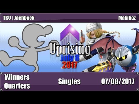 Uprising - Smash 4 Winners QF, TKO | Jaehbock (Mr. Game & Watch) vs Makibaz (Meta Knight, Sheik)