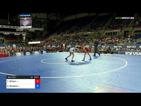 2018 USMC-USAW Cadet & Junior Women FS Nationals/Cadet 94 Quarter-Finals - Taylor Wilson (WA) Vs.