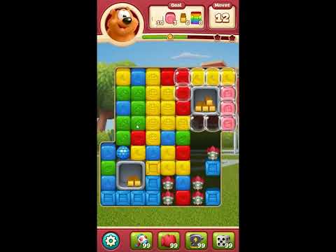 Toon Blast Level 7310 - NO BOOSTERS 🐻🐺🐱 | SKILLGAMING ✔️