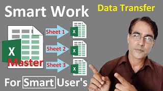 Download the video "Smart Trick For Smart User | Transfer Data from One sheet to Multiple Sheets in excel"