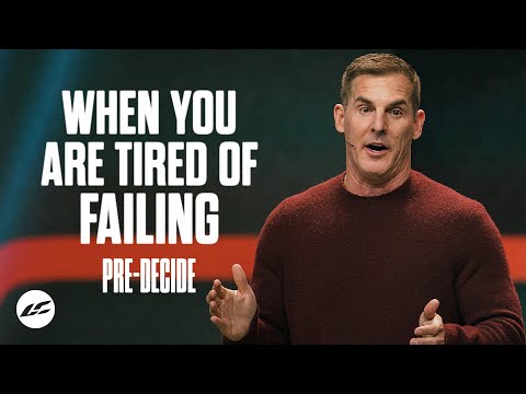 When You Are Tired of Failing