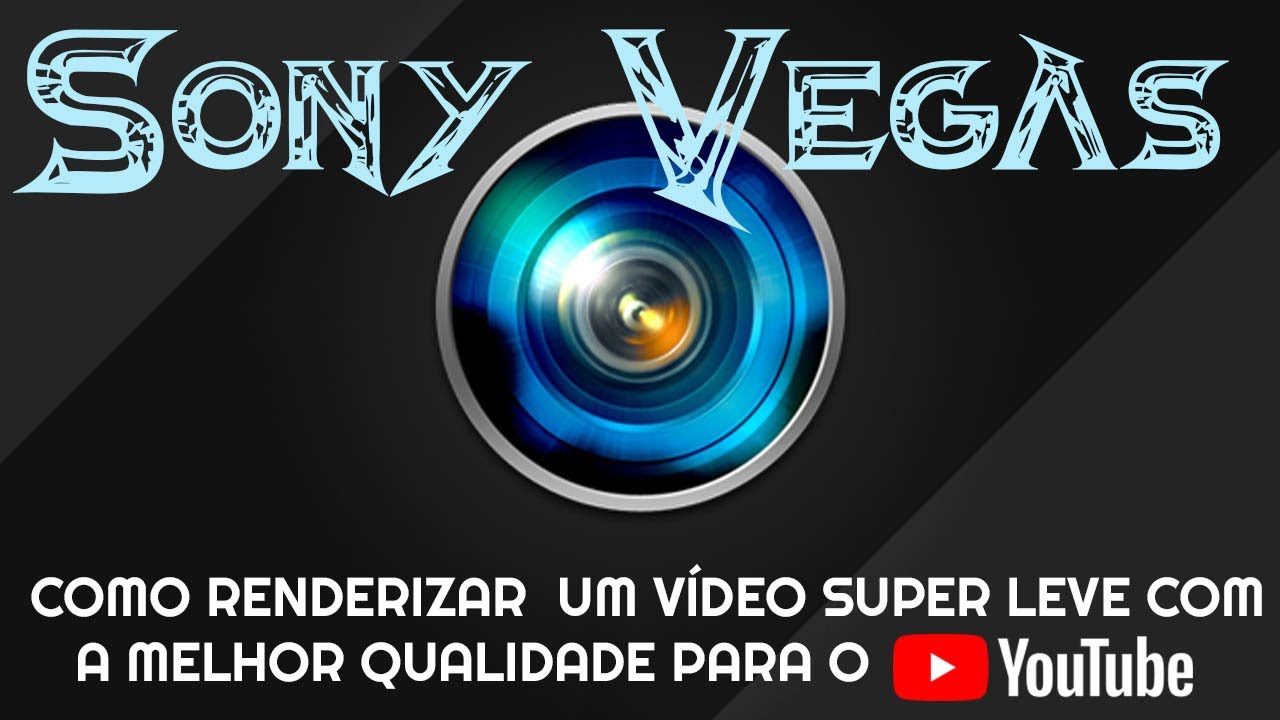 Sony Vegas COMO RENDERIZAR um vídeo super leve com grande qualidade para o Youtube segredo revelado