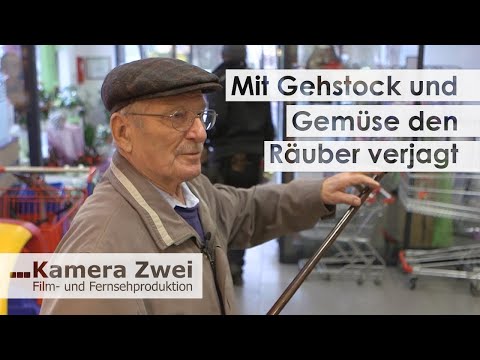 Opa Helmut haut Räuber mit Gehstock in die Flucht | Kamera Zwei