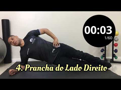 DOR NAS COSTAS, || Desafio de Prancha durante 7 dias