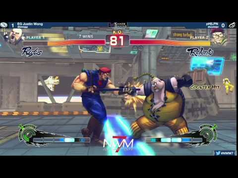 #NWM7 #USF4 WF - EG Justin Wong (RUF) vs pH LPN (ROL)