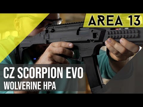 AREA13 | Airsoft CZ Scorpion EVO3A1 HPA Wolverine Inferno Gen.2 Engine | Review und Schusstest