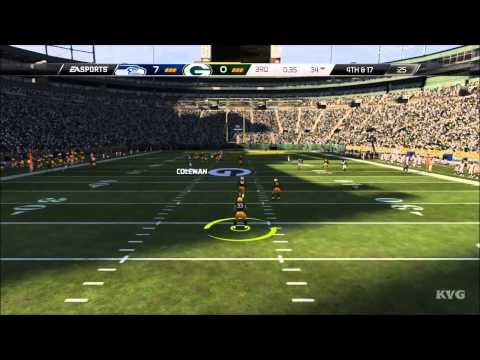 Madden NFL 15 - Seattle Seahawks vs Green Bay Packers Gameplay [HD]