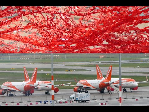 BER Airport Opening - Water Fountain and Terminal 1