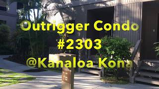 Outrigger oceanfront family condo at Kanaloa, Kona, Big Island, Hawaii