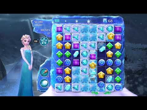 Frozen Free Fall: Snowball Fight Level 250 Walkthrough, No Power Ups