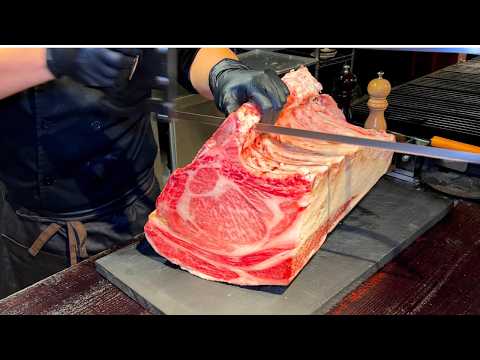 $2,000 WORLD'S ONLY T-Bone Wagyu Beef! This is the World's BEST STEAK!