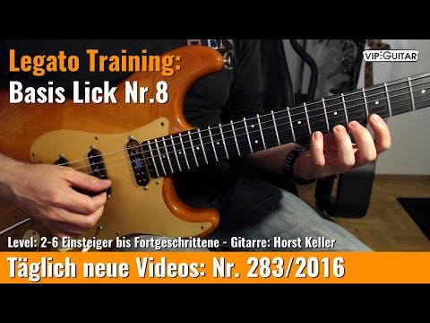 ✪ Legato Training ►Basis Legato Lick Nr.8