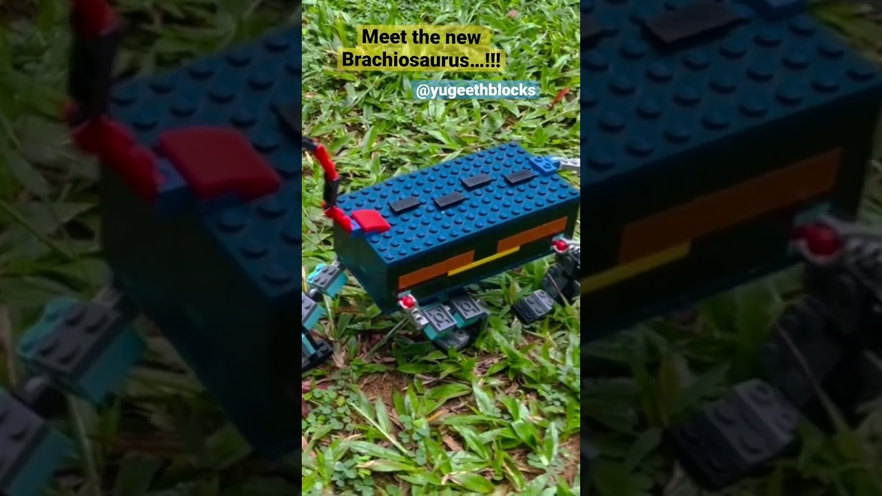 Meet the Brachiosaurus… #blocktoys #brickbuilding #legoblocks #blockbuilding #dinosaurus #kidstoy