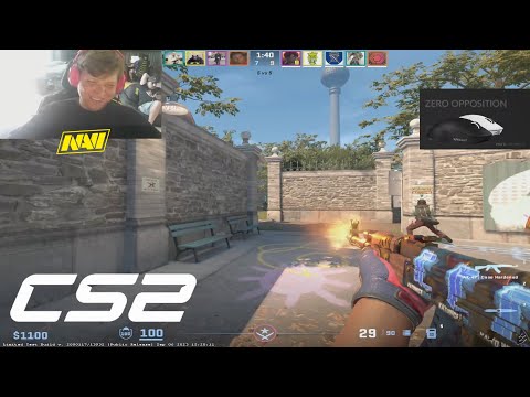 CS2 | S1MPLE FIRST GAME ON THE OVERPASS | Counter-Strike 2 Premier |