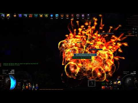 Path Of Exile: Pyroclast mine vs Al-Hezmin the Hunter