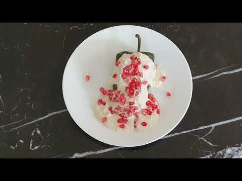 Chiles en Nogada en versión "como agua para chocolate"