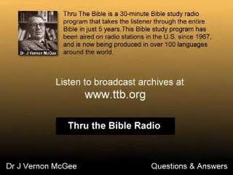 Dr J Vernon McGee Q&A - Once Saved Always Saved?