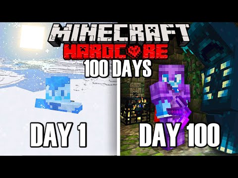 Surviving 100 Days in a Frozen Wasteland!