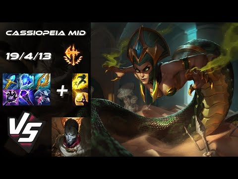 MID Cassiopeia vs Jhin - NA Challenger Patch 14.13