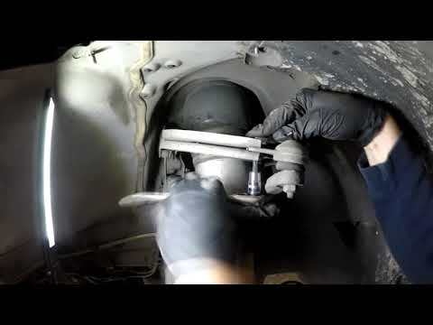 W211 Mercedes E55 AMG / E500 Airmatic to Coilover FRONT installation