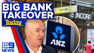 ANZ announces $5 billion takeover bid for Suncorp Bank | 9 News Australia