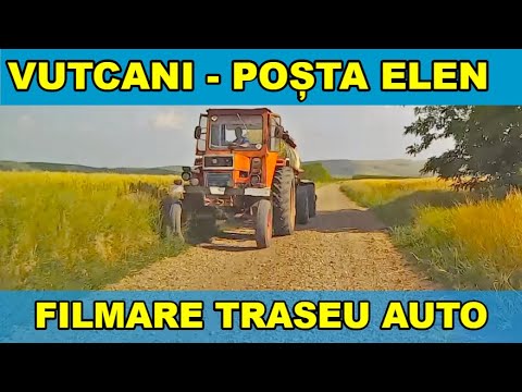 Drumul VUTCANI - POSTA ELAN Vaslui DJ 244A video trafic part.10