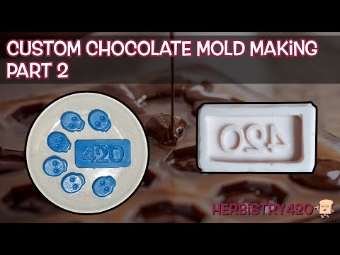 Custom Chocolate Mold DIY Part 2: Easy Silicone Pour Guide