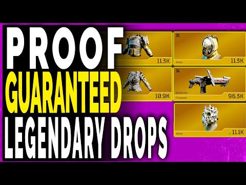 Outriders GUARANTEED LEGENDARY DROPS PROOF