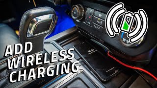 Adding Wireless Charging to my F150! Scosche Magic Mount Charger