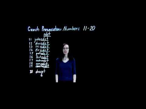 Czech Pronunciation: Numbers 11-20