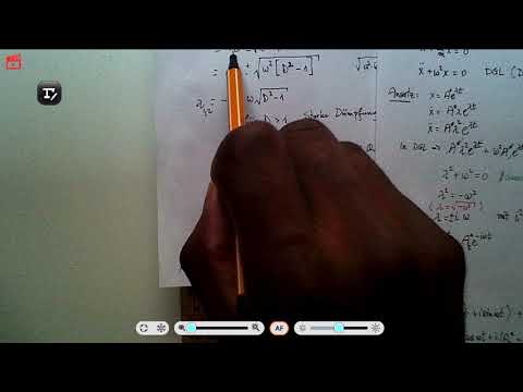 Freie gedämpfte Schwingung: Herleitung der Lösung Teil 2/2