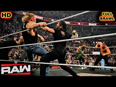 Team Roman Reigns Vs Team Brock Lesnar | Full Fight | WWE RAW November 24, 2025 Highlights