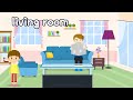 5. Sınıf  İngilizce Dersi  Talking about locations of things and people. http://www.youtube.com/user/EnglishSingsing9Kids vocabulary - House - Parts of the House - Learn English for kids - English ... konu anlatım videosunu izle