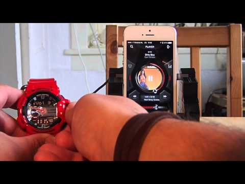 Play music with your Casio G-Shock GBA 400 with the G'MIX music app